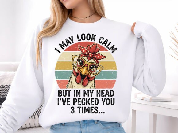 I May Look Calm Graphic Tee's