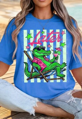Later Alligator Graphic Tee's