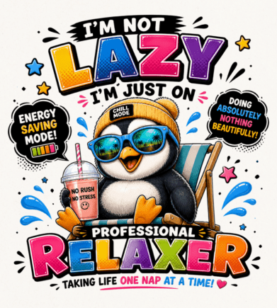 I'm Not Lazy Graphic Tee's