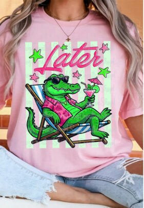 Later Alligator Graphic Tee's