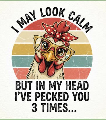 I May Look Calm Graphic Tee's