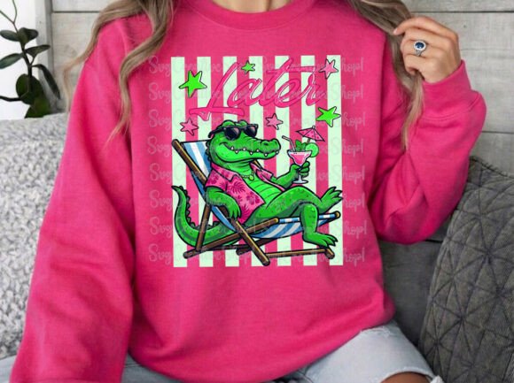 Later Alligator Graphic Tee's