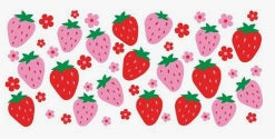 Strawberry Glow Glass Tumblers