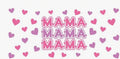 MAMA Heart Glass Tumbler