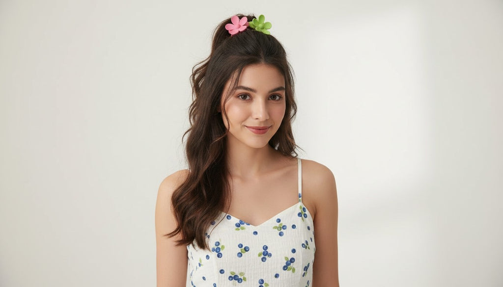Daisy Flower Hair Clips