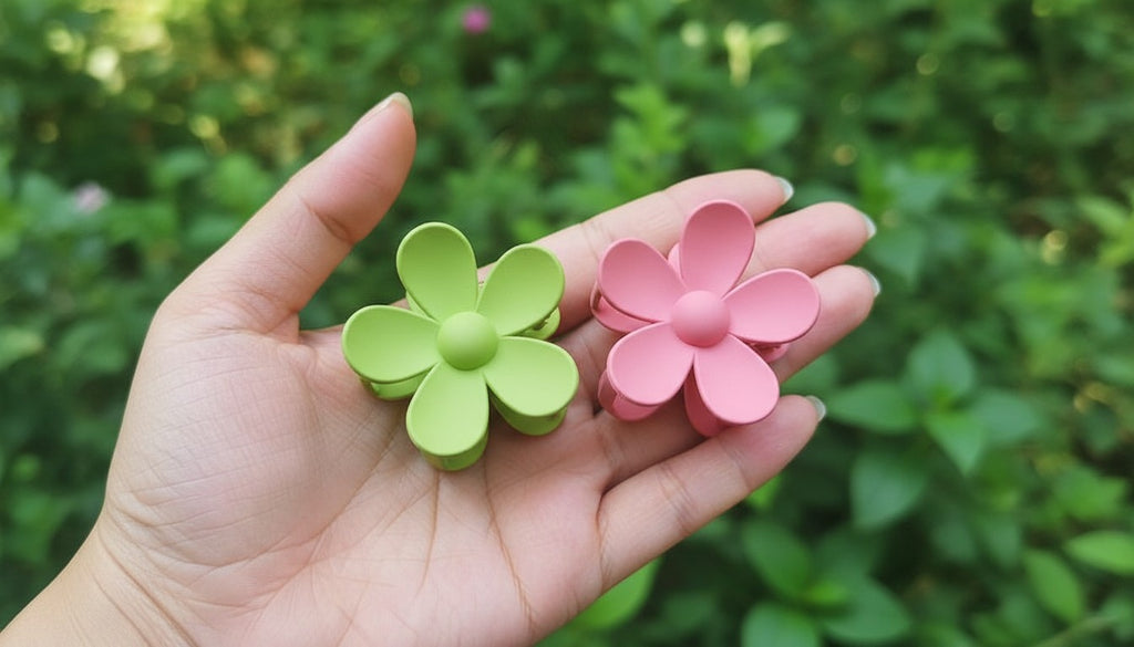 Daisy Flower Hair Clips