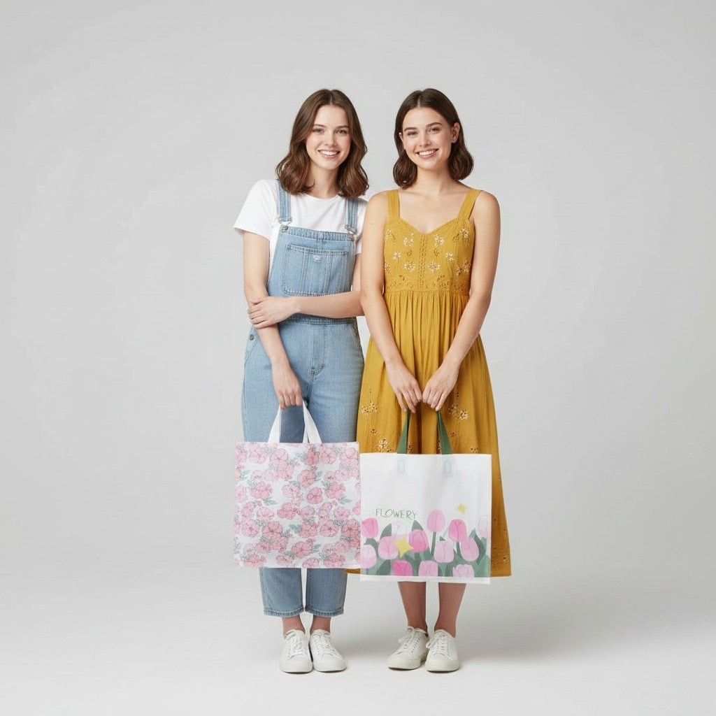 Flower Pattern Gift Bags