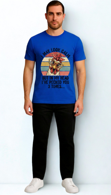 I May Look Calm Graphic Tee's