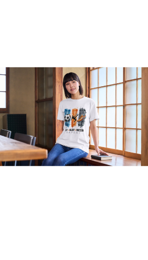 Eat Sleep Soccer Graphic Tee's