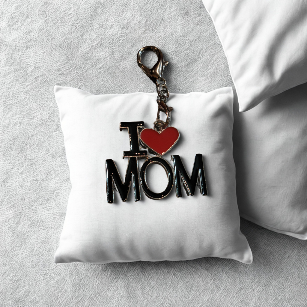 I Love You Mom Keychains