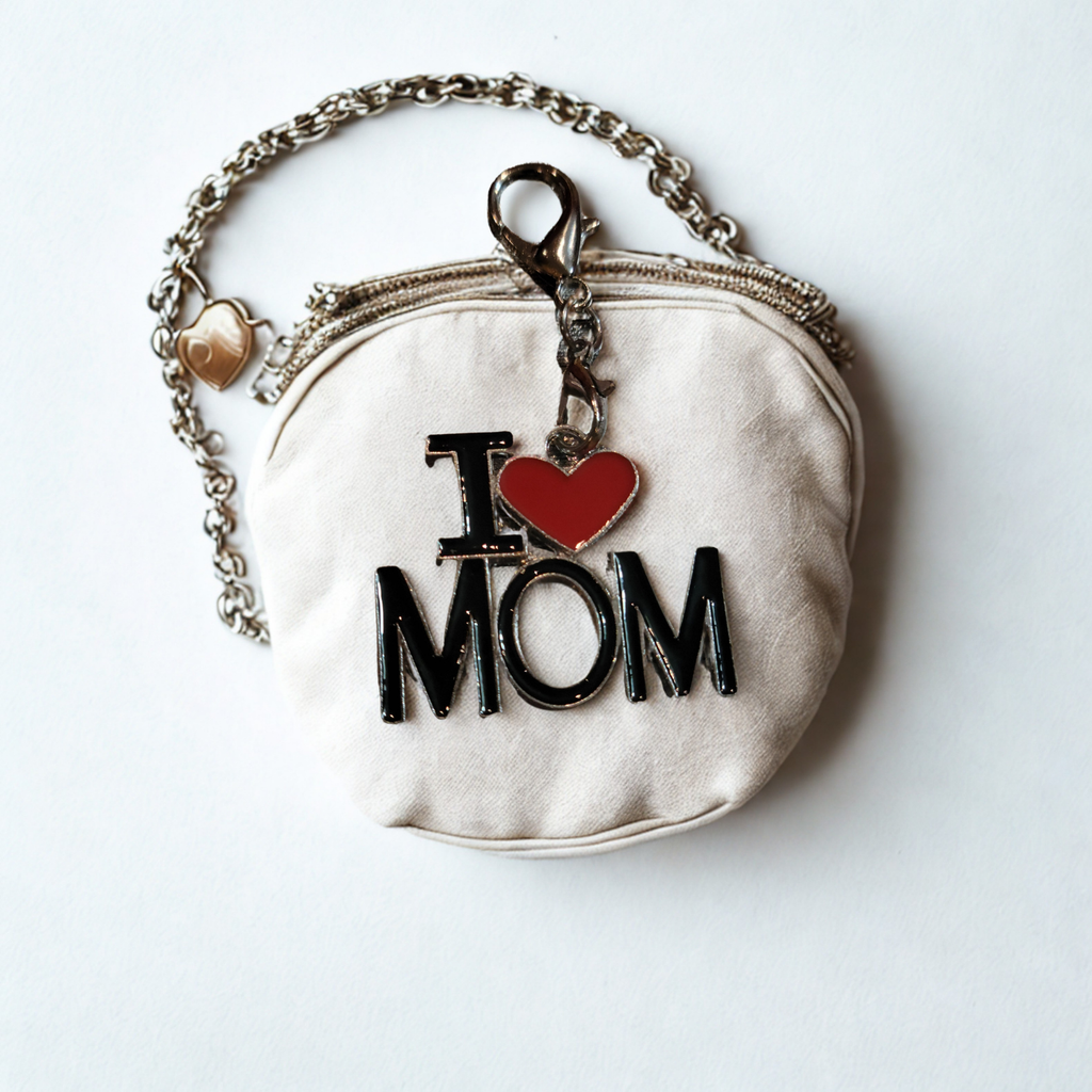I Love You Mom Keychains