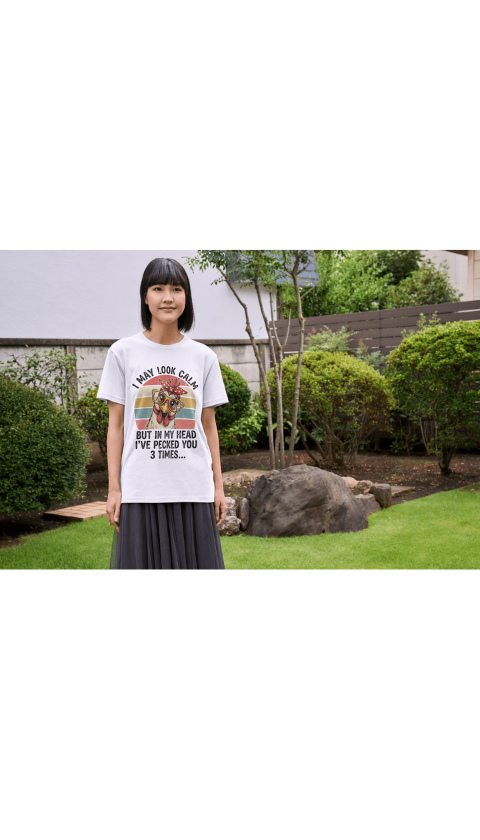I May Look Calm Graphic Tee's