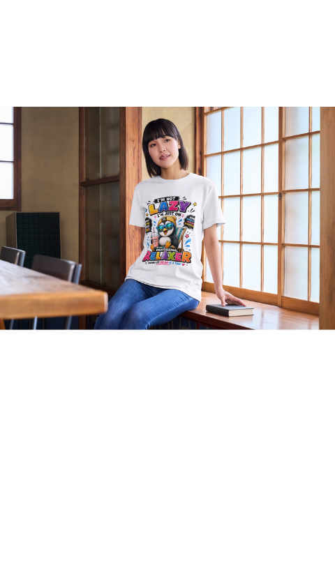 I'm Not Lazy Graphic Tee's