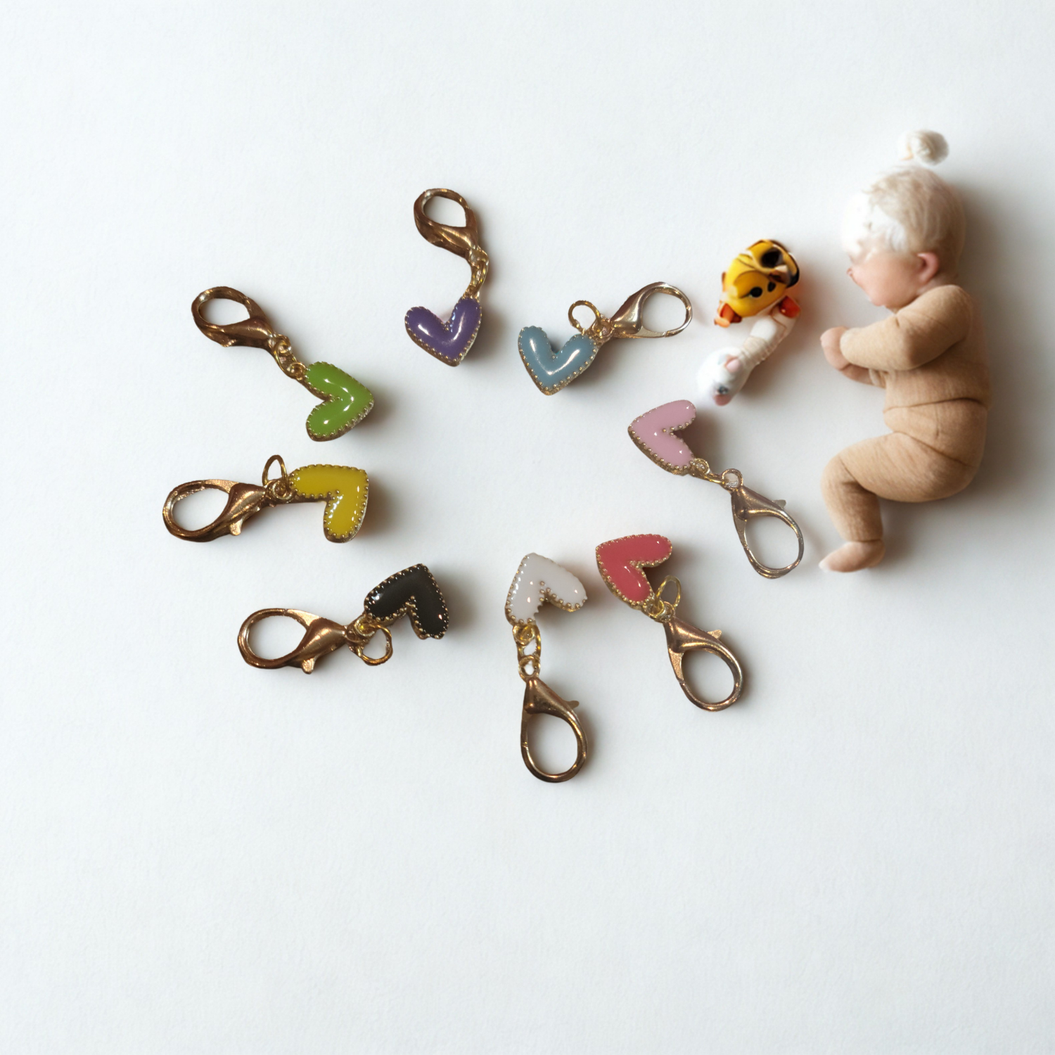 Thank you Heart Keychains