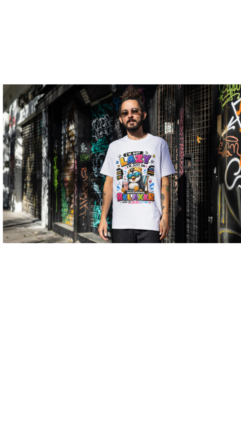 I'm Not Lazy Graphic Tee's