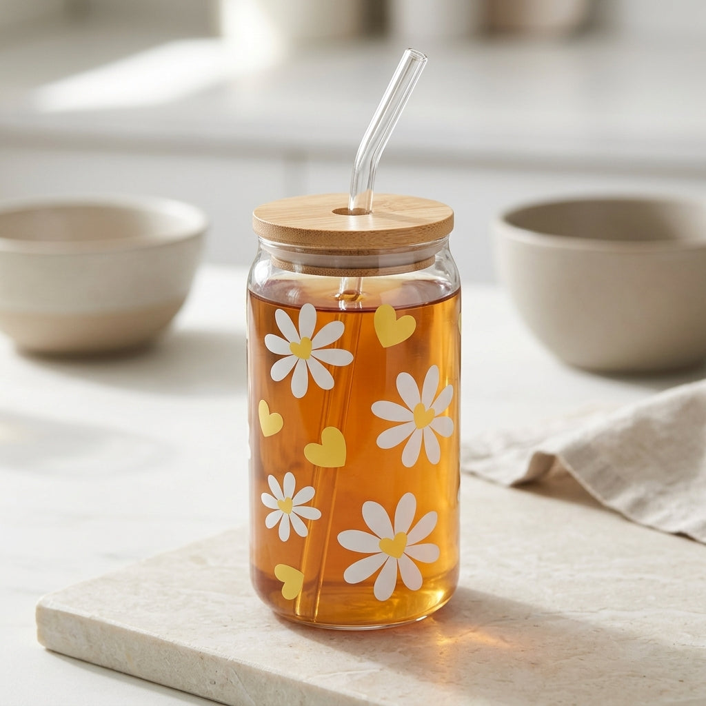 Sunflower Glass Tumbler
