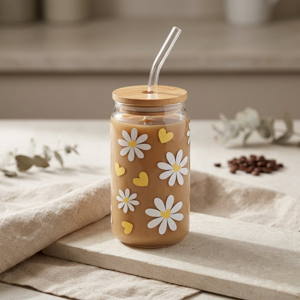 Sunflower Glass Tumbler