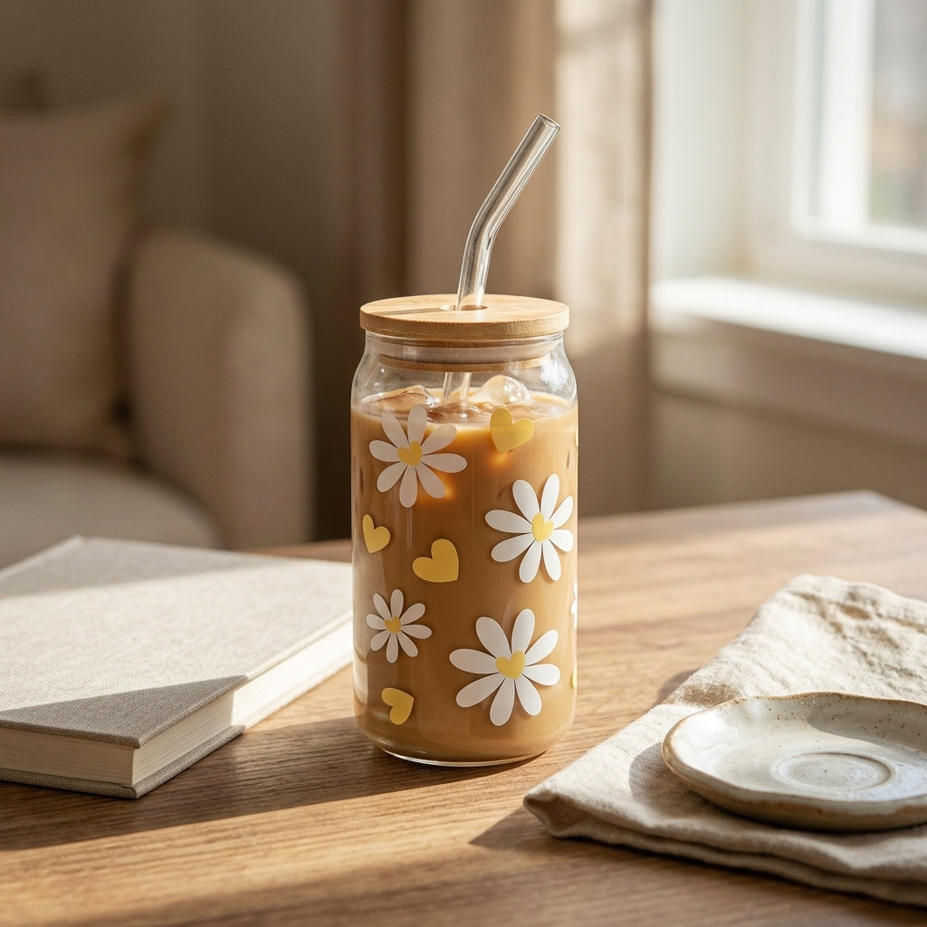Sunflower Glass Tumbler
