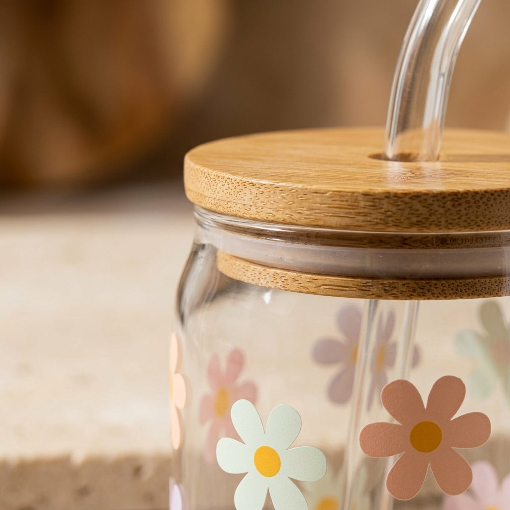 Bloom Sip Glass Tumbler