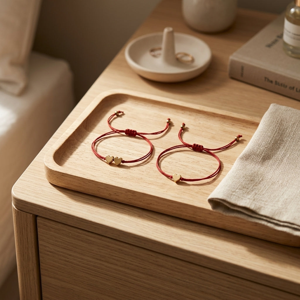 Luxe Red Thread Charm Bracelets