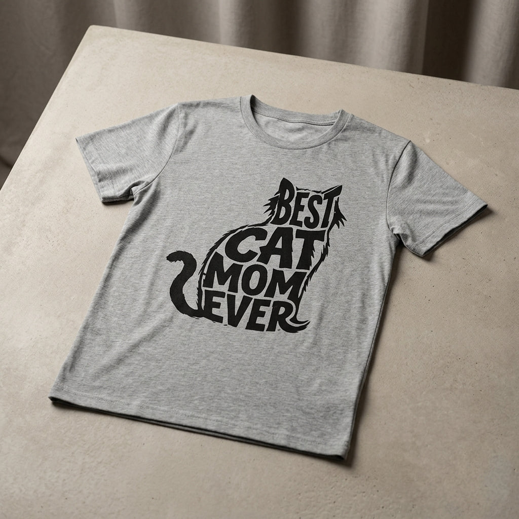Best Cat Mom Ever Graphic Tee's