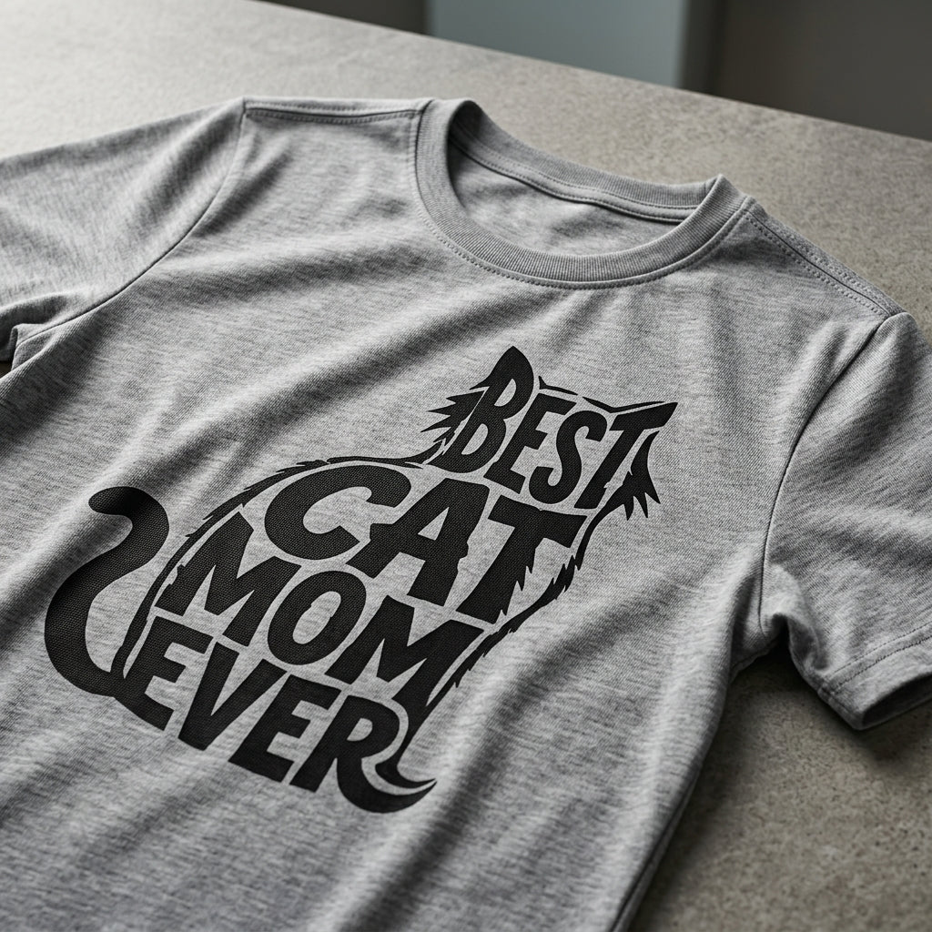 Best Cat Mom Ever Graphic Tee's