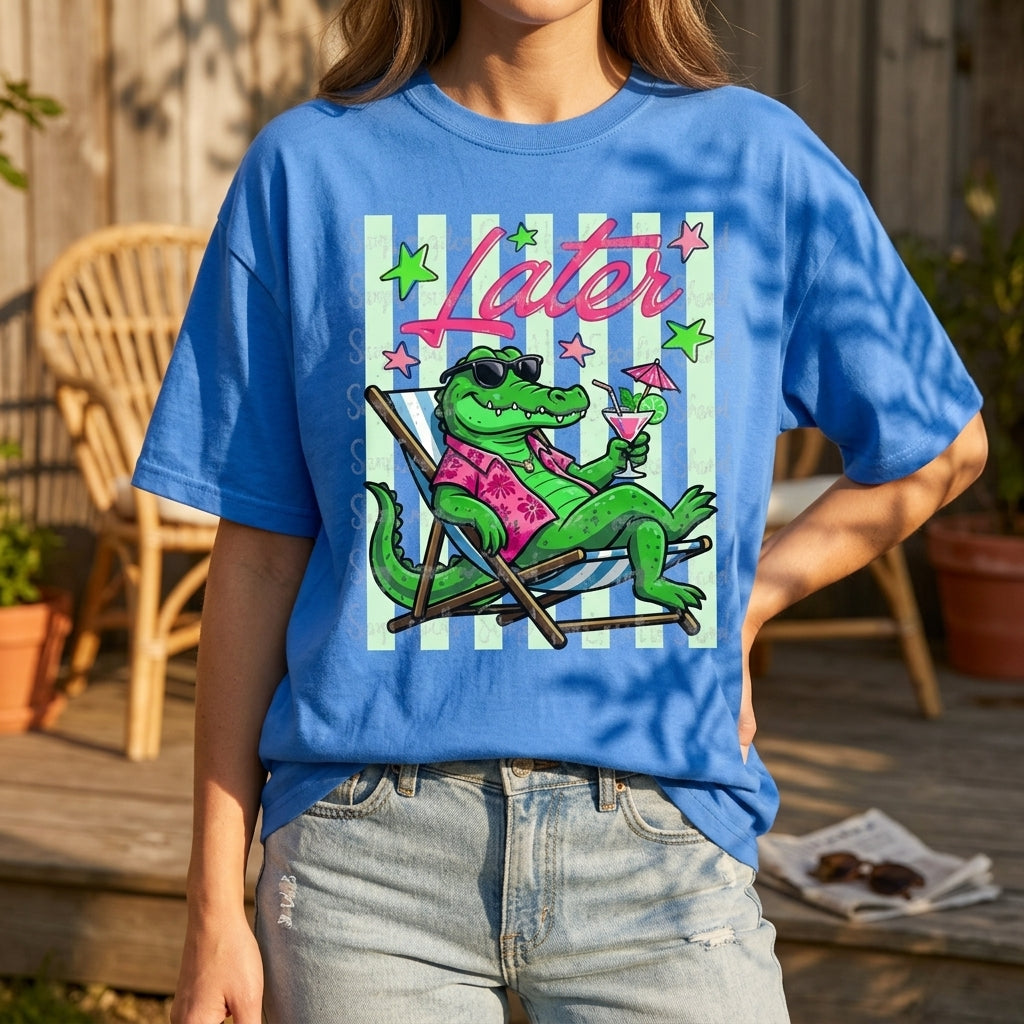 Later Alligator Graphic Tee's