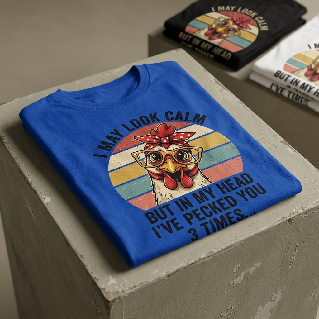 I May Look Calm Graphic Tee's