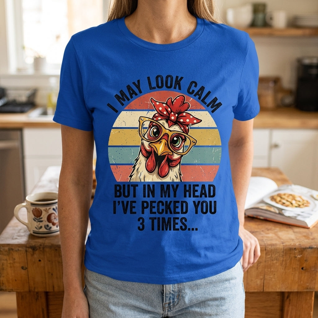 I May Look Calm Graphic Tee's