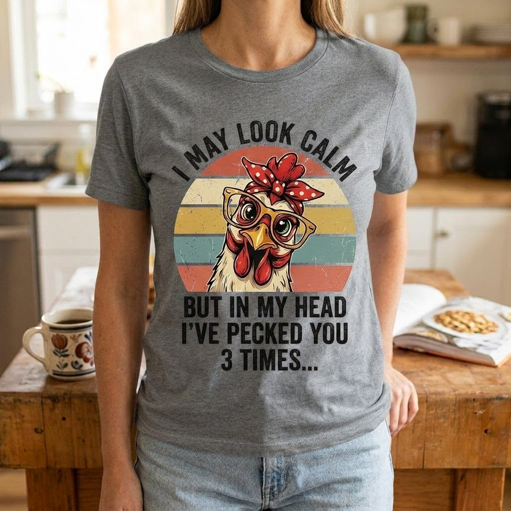 I May Look Calm Graphic Tee's