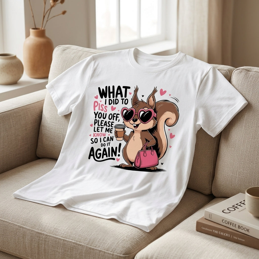 What I did To Piss You Off Graphic Tee's