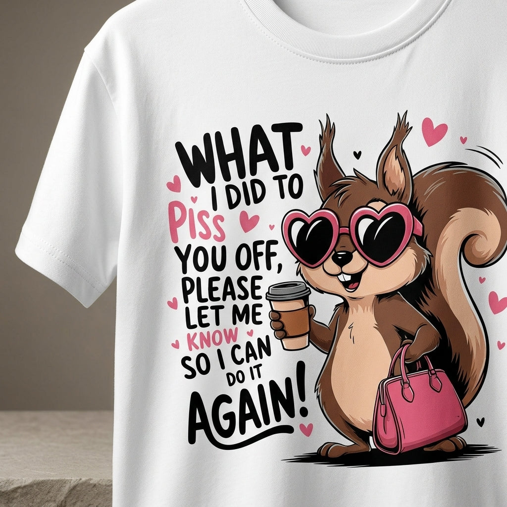 What I did To Piss You Off Graphic Tee's