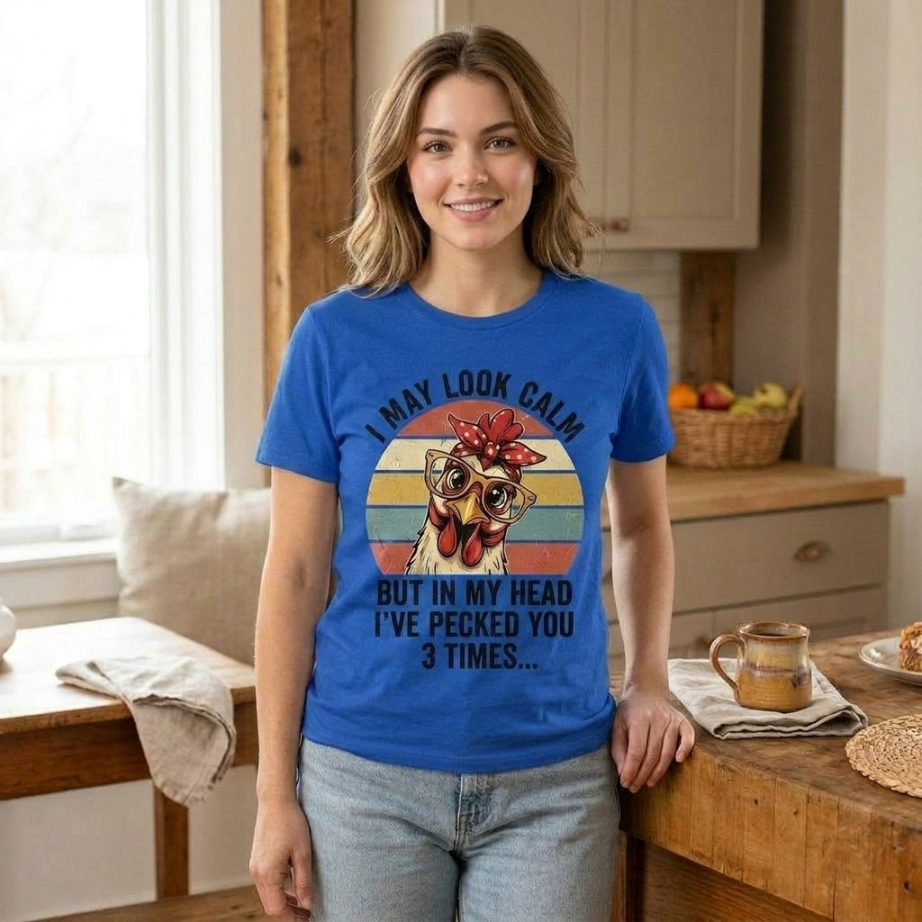 I May Look Calm Graphic Tee's