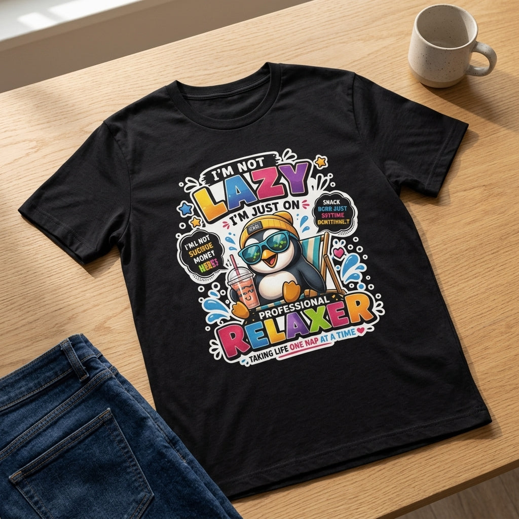 I'm Not Lazy Graphic Tee's