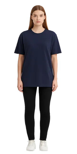 Women's Navy Blue T-Shirts