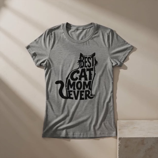 Best Cat Mom Ever Graphic Tee's