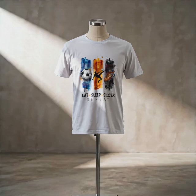 Eat Sleep Soccer Graphic Tee's