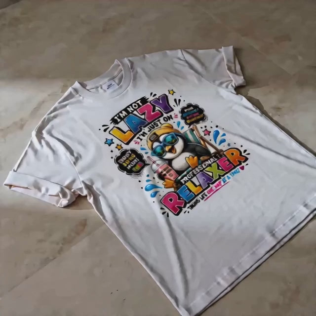 I'm Not Lazy Graphic Tee's