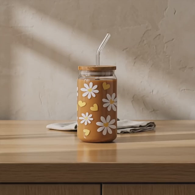 Sunflower Glass Tumbler